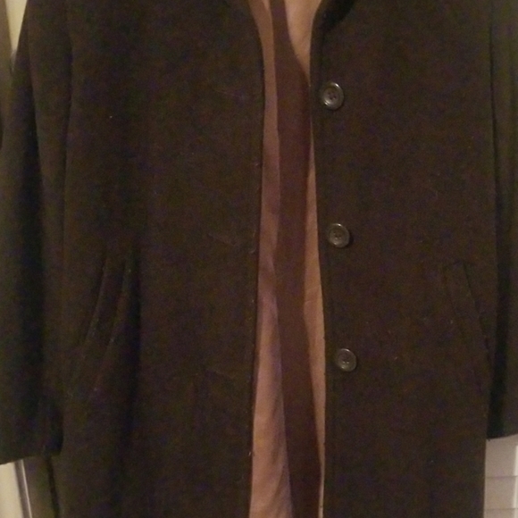 LIZ CLAIBORNE | Brown Peacoat - Picture 4 of 5